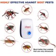 thumbnail image 3 of Ultrasonic Pest Repeller 6 Packs,2020 Newest Pest Repellent Electronic Indoor Plug in for Insects, Mosquitoes, Mice, Ants, Roaches, Spiders, Bugs, Flies, Cockroach, pest control, Non-Toxic, 3 of 7