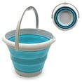 thumbnail image 7 of SAMMART 10L (2.6 Gallon) Collapsible Plastic Bucket - Foldable Round Tub - Portable Fishing Water Pail - Space Saving Outdoor Waterpot, size 33cm dia, 7 of 7