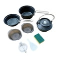 thumbnail image 1 of amagogo Camping Cookware Kit High Temperature and Rust Resistant Portable with Bowls Pot, 1 of 10