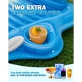 thumbnail image 5 of Inflatable Tanning Pool Lounger Float, 80" x 66"Pool Floats Adult with Automatic Spray Cooling, 5 in 1 Suntan Tub Raft , Sunbathing Bed Lounge for Pool Party Yard Tanning Summer Gift, 5 of 14