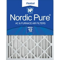 Nordic Pure 20x20x4 (3 5/8) Pleated MERV 12 Air Filter 1 Pack