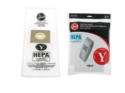 Hoover Genuine OEM Type Y HEPA Vacuum Cleaner Filter Bags 2 Bags AH10040 
