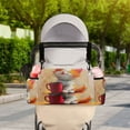 thumbnail image 5 of DIXRUYEE Stroller Organizer Purrfectly Happy Printed, 5 of 7