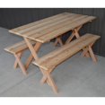 thumbnail image 3 of 5ft Cedar Economy Table with 2 Benches, 3 of 5