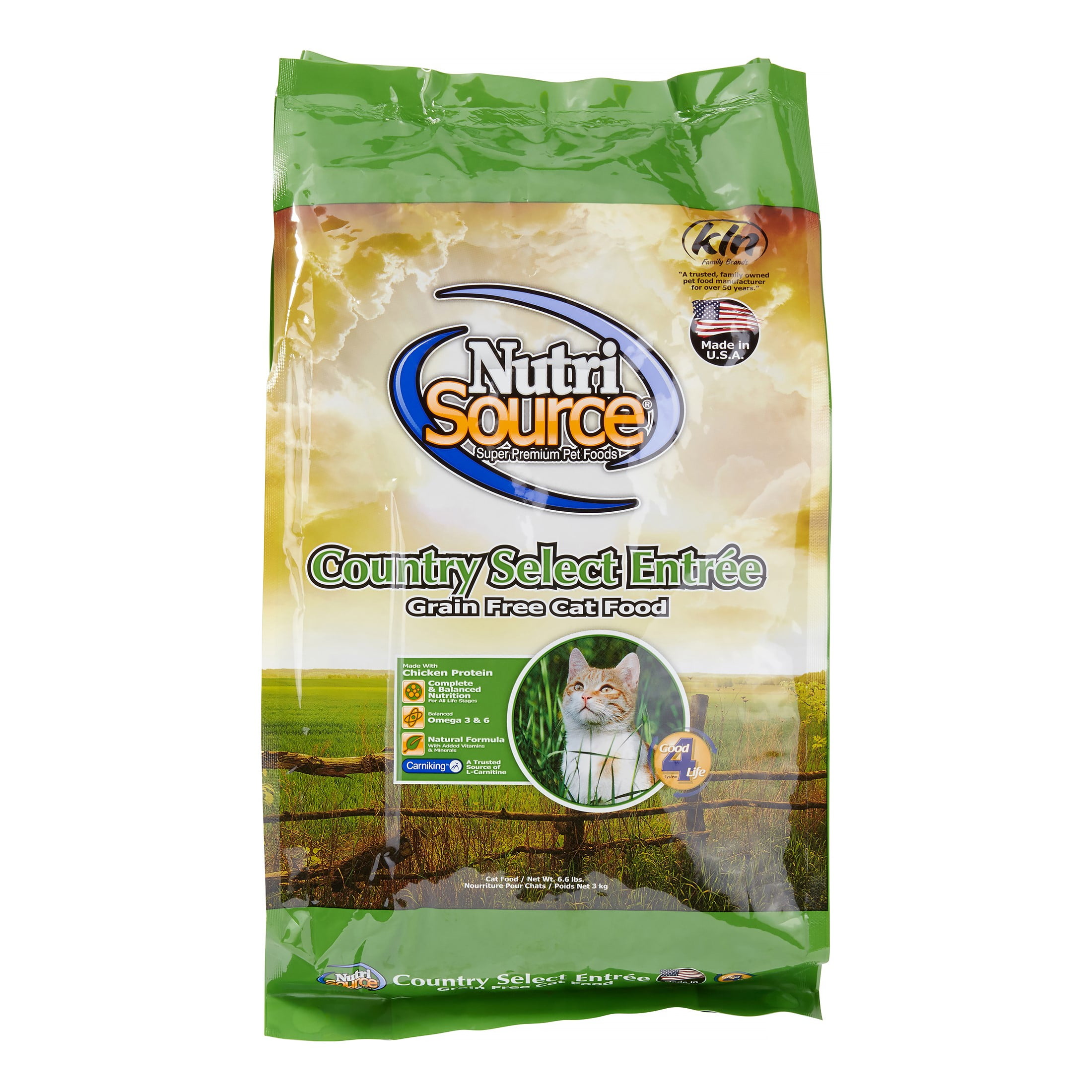 NutriSource GrainFree Country Select Entree Cat Food, 6.6 Lb