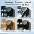 thumbnail image 6 of IYILO 40A Level 2 EV Charger, NEMA 14-50P, J1772, 25FT Cable, Dual Temp Sensors, UL 2594, ETL, FCC, 6 of 9