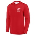 thumbnail image 2 of Men's Fanatics Red Detroit Red Wings Adrenaline Push Long Sleeve Henley Shirt, 2 of 3