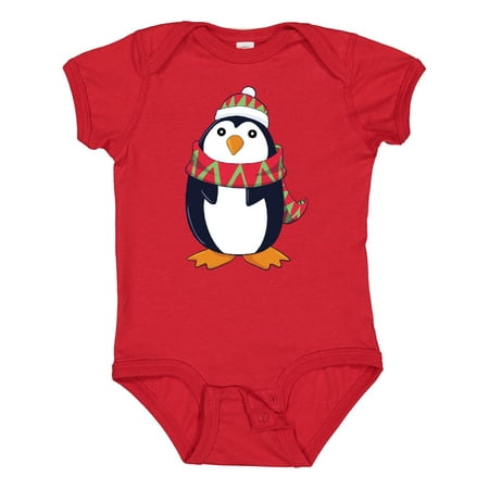 

Inktastic Cuddly Christmas Penguin Gift Baby Boy or Baby Girl Bodysuit