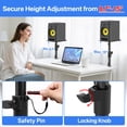 thumbnail image 4 of Soportes de altavoz Notiela Clamp-On ajustables con gestión de cables, 4 of 7
