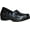 Blue/Black Iridescent Patent, variant on Easy Works by Easy Street Laurie Women's Slip Resistant Clog Work Shoe