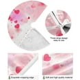 thumbnail image 2 of FMSHPON Valentine's Day Romantic Love Hearts Xmas Christmas Tree Skirt Stand Mat for Holiday Party Decoration Indoor Outdoor 48 inches, 2 of 6