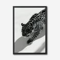 thumbnail image 2 of Black and White Panther Canvas Wall Art &ndash; Modern Wildlife Decor, 2 of 10