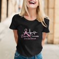 thumbnail image 2 of TSADFHJI Chandail à Col Rond Femme TP T-Shirt Imprimé Cancer pour Femmes T-Shirt de Publicité Internationale Lune T-Shirt à Manches Courtes TG Noir, 2 of 5