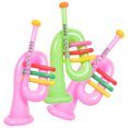 thumbnail image 4 of CIMAXIC Party 3Pcs Inflatable Musical Instruments Inflatable Trumpet Horn Toys Adult Kids Music Props Party Gifts,27.56"X9.84"X9.84", 4 of 5
