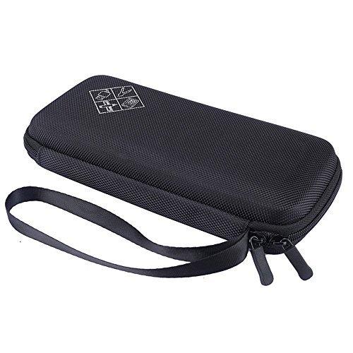 Funda rígida EVA p/calculadora gráfica Texas Instruments TI-84 / Plus CE, estuche portátil, bolsa de viaje, (negro)
