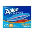 thumbnail image 5 of Ziploc Double Zipper Quart Freezer Bags, 216 Ct, 5 of 7