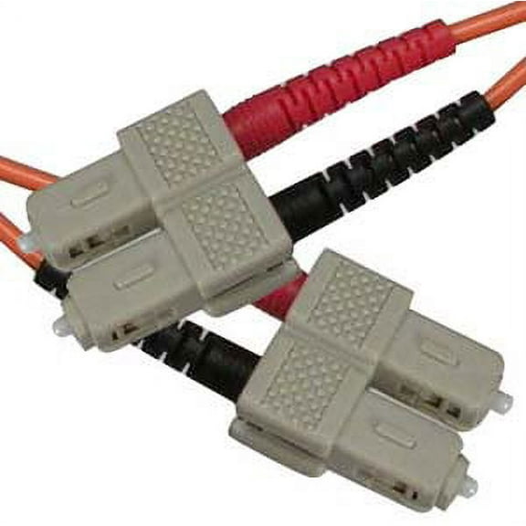 ACCL 3m SC/UPC SC/UPC OM2 Multimode Duplex OFNR Fiber Optic Patch Cable, 1 Pack