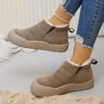 thumbnail image 4 of Chenyee Winter Snow Boots for Women Fleece Lined Warm Ankle Booties Outdoor Non Slip Walking Work Shoes, 4 of 7