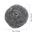thumbnail image 2 of 30 Pcs Strong Detergency Dishwashing Brush Steel Wool Sponge Cast Iron Scrubber Stainless, 2 of 6