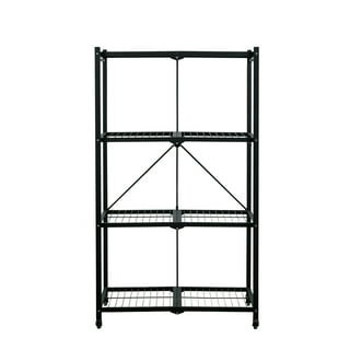 Shop CRAFTSMAN Medium 10-Gallon (40-Quart) Black Heavy Duty Tote with  Latching Lid & Steel 4-Tier Utility Shelving Unit (45-in W x 18-in D x  72-in H) at