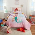 thumbnail image 6 of Disney Princess Kids 5 Piece Purple Reversible Comforter, Bed in a Bag, Full, 6 of 8