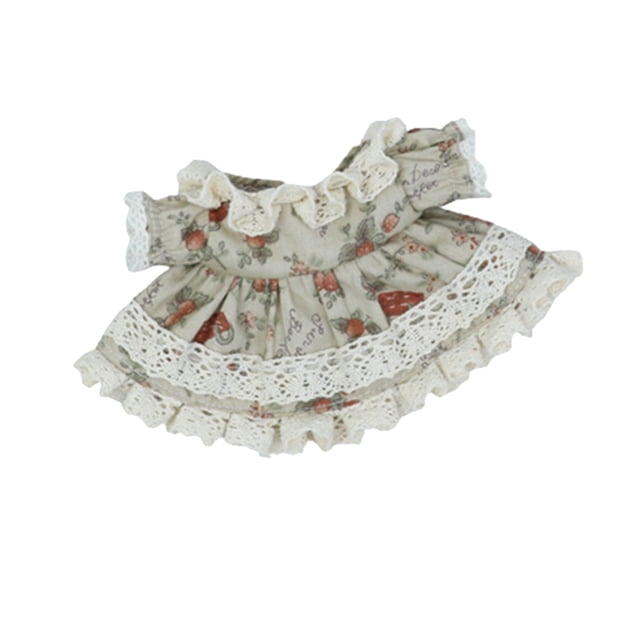 Vogacara Decoración de muñecas de vestir portátil para niños, juguete Adorable, decoración de moda, disfraz desmontable, sesión de fotos, Muñecas y casas de muñecas Vestir Vogacara FN011508-03
