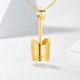 thumbnail image 5 of Collar de de cremación simple colgante de regalo de duelo exquisito de acero inoxidable Dorado Yuyangstore Collar de urna de cremación, 5 of 7