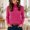 Hot Pink, variant on Women's Turtleneck Sweater Ribbed Knit Long Sleeve Pullover Top Soft Stretch Feel, Casual Daily Wear & Office Work Outfits