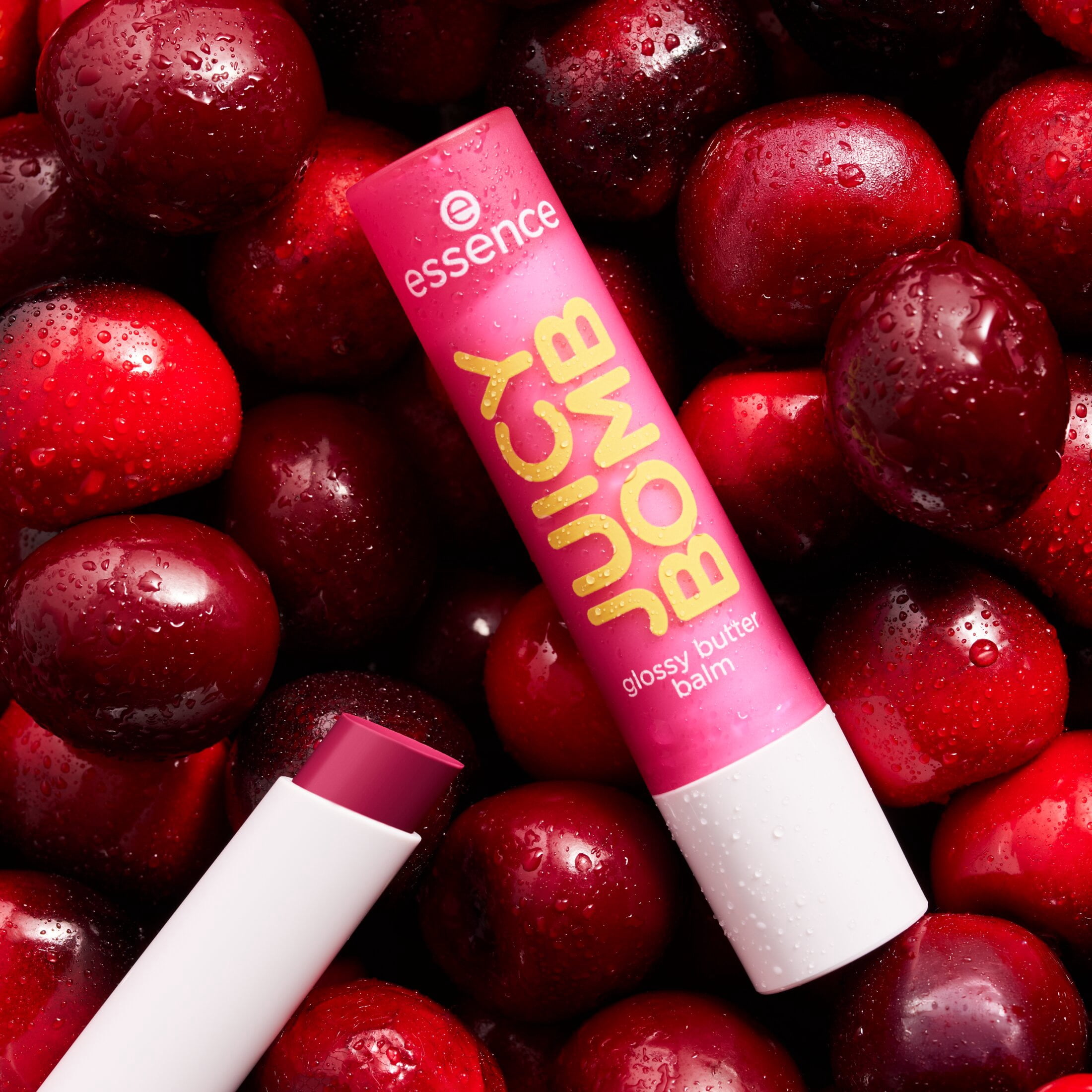 essence Juicy Bomb Glossy Butter Balm, 08 Cherrything I Want