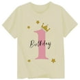 thumbnail image 3 of JTieacloth T-Shirt à Manches Courtes et Col Rond pour Enfants, Mode Décontractée, Lettres, Taille 12-13 Ans, 3 of 3