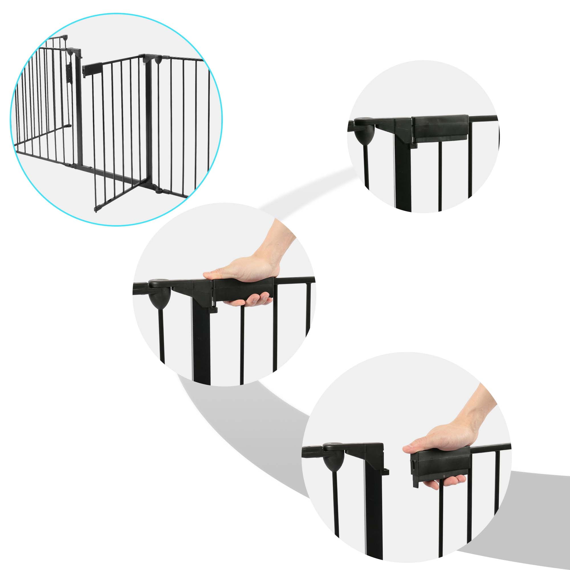 Buy IMAGE All in 1 piece 122 Inch Baby Gate Play Yard Super Wide