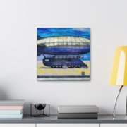 Lofty Art Deco Blimp - Canvas