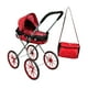 thumbnail image 1 of Carriola para Muñeca The Baby Shop  con pañalera y toldo plegable Rojo -, 1 of 7