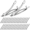 thumbnail image 1 of unbranded 50Ud Clips Franceses De Metal Para Color Plateado Para Uso En Manualidades Y, 1 of 7