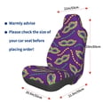 thumbnail image 3 of Fotbe Carnival Masks and Beads Funda para Asiento de Auto con Estampado – Impermeable y Antisudor – Ajuste Universal, Lavable a Máquina, Antideslizante (1 Pieza), 3 of 5