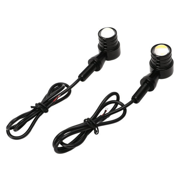 Motorcycle LED Turn Indicators, Front Rear Turn Lights LED Indicators Amber Yellow DC 12V Universal for Scooter Sports Motorcycle