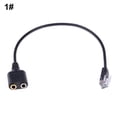 thumbnail image 1 of HEVIRGO DOONJIEY 2/3.5mm to RJ9/RJ10 Mic/Headset Adapter Cable for Office Phone, 1 of 10