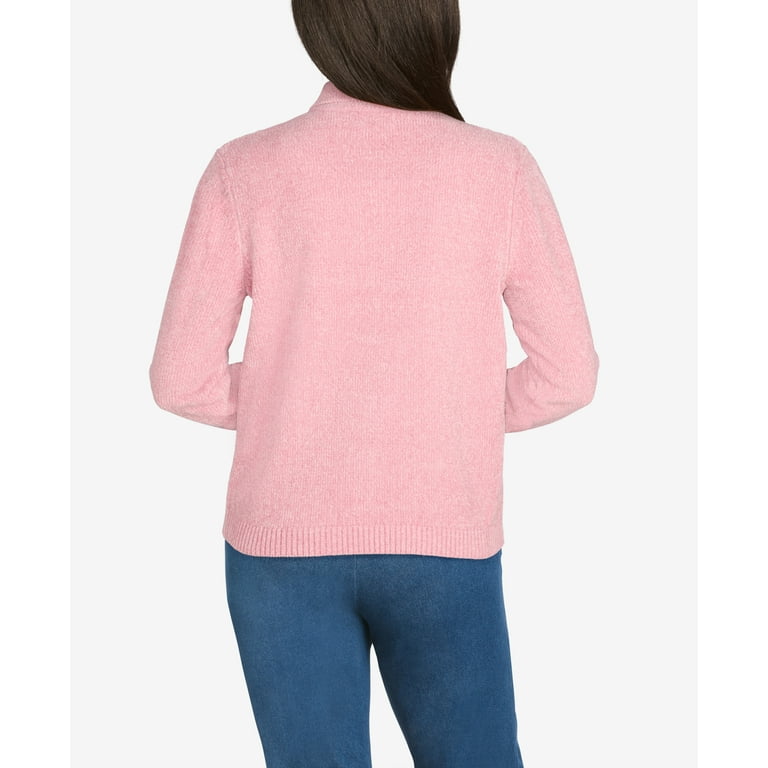 Alfred dunner deals chenille cardigan sweater