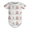 thumbnail image 5 of Cute Circus Animals Onesie Baby Bodysuit for Boy Girl Fox Rabbit Elephant Lion Bear Pig Newborn Baby Short Sleeve Rompers Cotton One-Piece Baby Clothes, 5 of 7