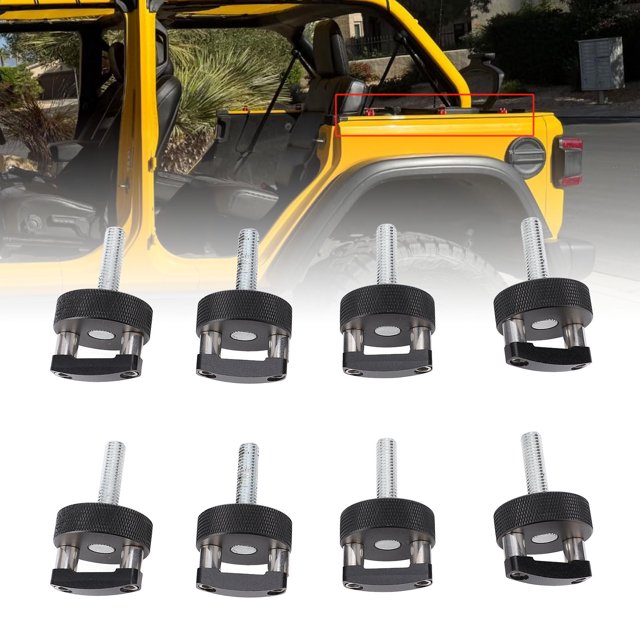 Vis à Pouce à Dégagement Rapide en Alliage d'Aluminium Rouge pour Accessoires de Voiture