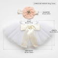 thumbnail image 3 of SHENGXINY Porch Goose Outfit, Thin Tulle Tutu Rhinestone Flower Set Goose Clothes for Lawn Courtyard Patio Home Decor, 3 of 5