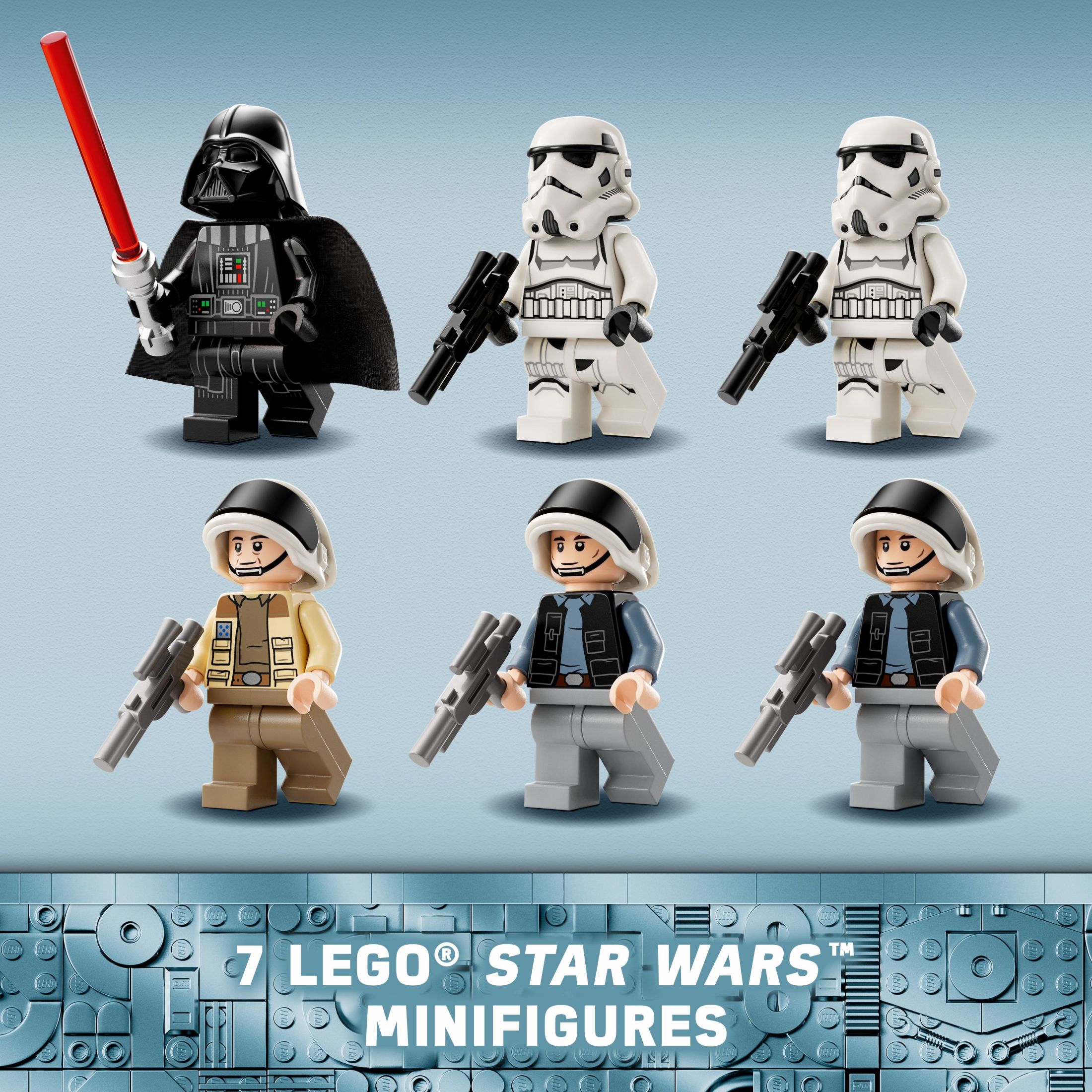 LEGO Star Wars: Una Nueva Esperanza Abordando el Tantive IV Juguete de Fantasía, Juguete Coleccionable de Star Wars con Minifigura Exclusiva del 25 Aniversario Clone Trooper Fives, Idea de Regalo para Niños de 8 Años en Adelante, 75387 5