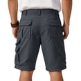 thumbnail image 3 of GrmtClth Water Resistant Ripstop Cargo Shorts for Men Quick Dry Solid Color Short Pant Camping Multi Pockets Outdoor Work Shorts Fashion Clothes Gray 4XL, 3 of 8
