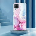 thumbnail image 2 of Case for Samsung Galaxy A12 5G, Soft TPU + IMD Marble Print Pattern Case for Girls Drop Protection Sturdy Compatible with Samsung Galaxy A12 5G Ultra Slim Wireless Charging,Pink Marble, 2 of 4