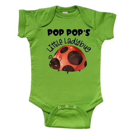 

Inktastic Pop Pop s Little Ladybug Gift Baby Boy or Baby Girl Bodysuit