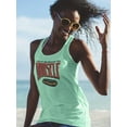 thumbnail image 2 of Believe In Yourself Grunge Racerback Tank Women -Image by Shutterstock, Female Small, 2 of 4