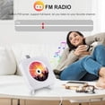 thumbnail image 2 of ELEPEX CD Player Portable Bluetooth Wall Mountable CD Player for Home with Remote Control FM Radio Built-in HiFi Speakers LCD Display MP3 Headphone Jack AUX Input Output, 2 of 6