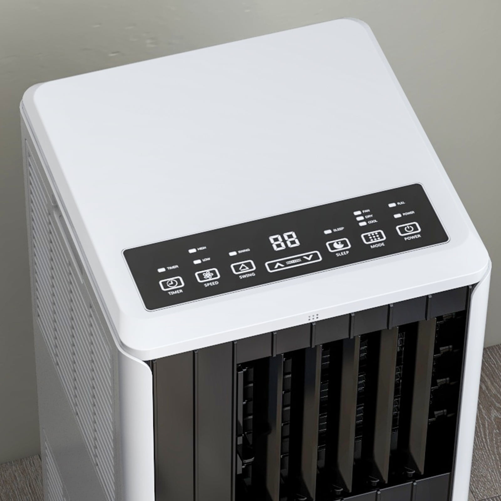 Portable Air Conditioner 8000 BTU, 3-in-1 Compact AC Unit with Cooling, Dehumidifier & Fan, Quiet Operation with 24H Timer, Remote Control & Window Kit for Rooms up to 350 Sq.Ft.