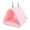 Pink, variant on Bird Bed Hanging for Cage - Comfortable Roosting Sleep Haven with Hooks for Small Birds
