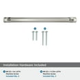 thumbnail image 5 of Amerock Bellamy 7-9/16 inch (192mm) Center-to-Center Satin Nickel Cabinet Pull, 5 of 7